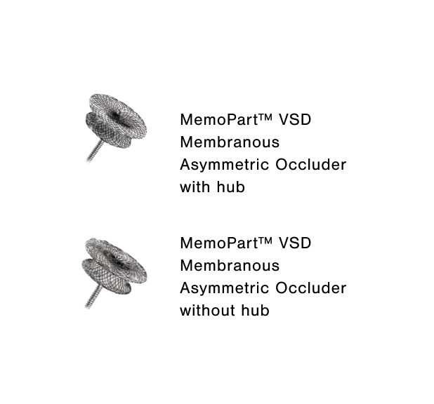 MemoPart™ Ventricular Septal Defect  (VSD) closure device